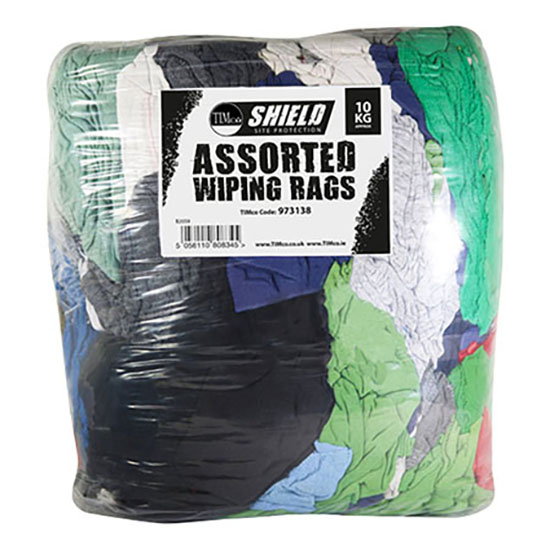 TIMCO Assorted Wiping Rags 10kg 10 Kilograms
