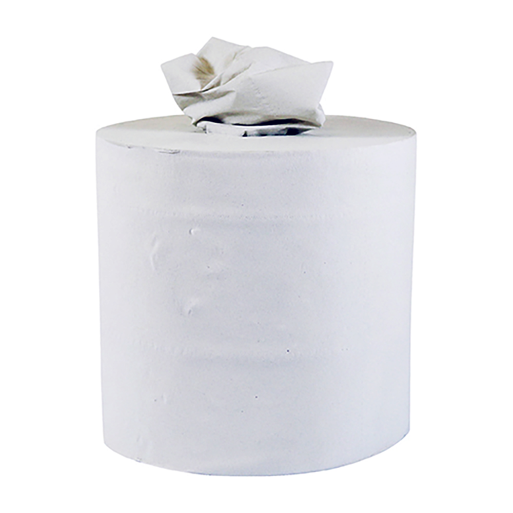 2 x ScrewPoint Heavy Duty Paper Cleaning Tissue Roll 2 Ply 350m x 280mm White