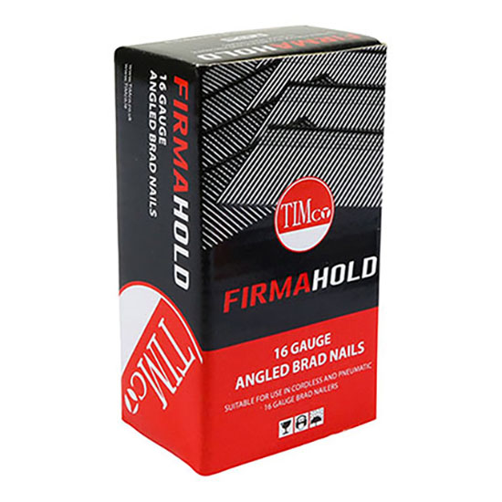 TIMCO FirmaHold Collated Brad Nails 16 Gauge Angled A2 Stainless Steel 2000 Pcs 16g x 38mm