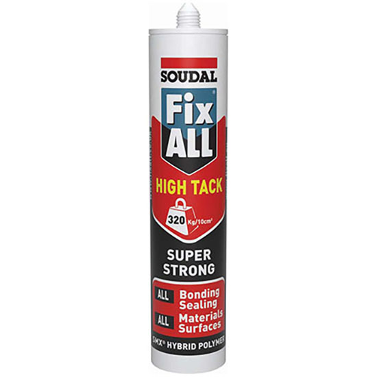 Soudal Fix ALL HIGH TACK Sealant/Adhesive 290ml