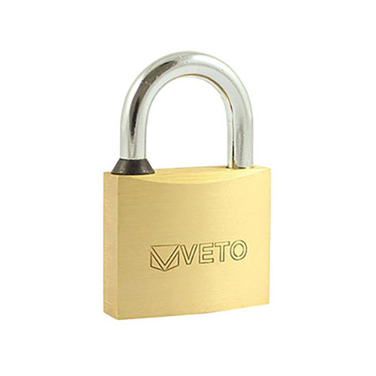 TIMCO Brass Key Locking Padlock